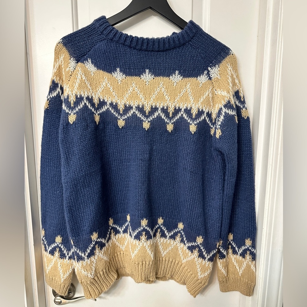 NWOT Mohair Fairisle Sweater